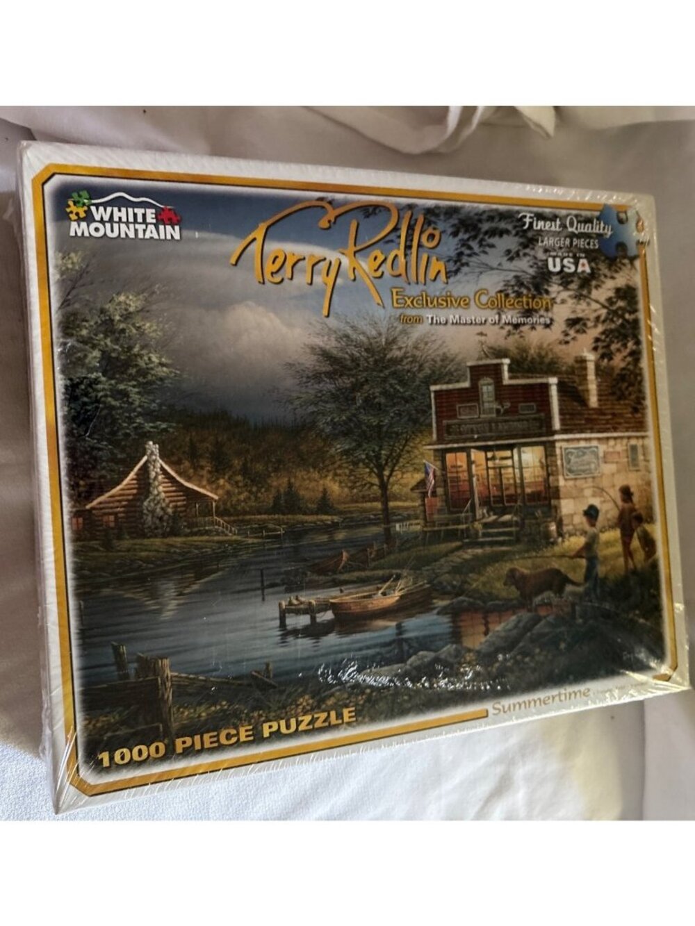 Terry Redlin Summertime 1000-Piece Jigsaw Puzzle By White Mountain In Sealed Box